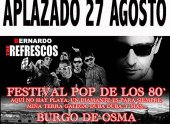 Aplazado Festival Pop de los 80´