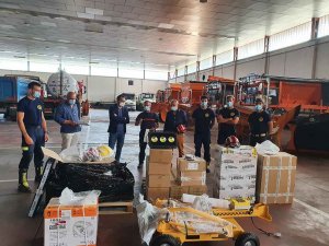Diputación entrega material a bomberos de Soria