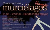 Almazán convoca IX ruta nocturna "Murciélagos"