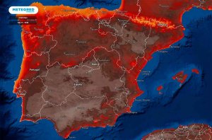 Temperaturas de hasta 45 ºC 