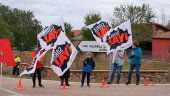 Soria ¡Ya! anima a recibir a la Vuelta con banderas Soria ¡Ya! anima a recibir a la Vuelta con banderas