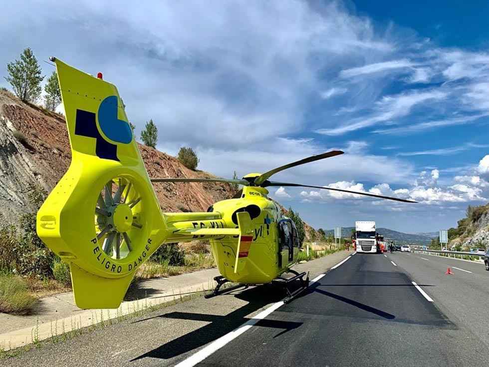 Dos fallecidos y tres heridos en accidente en Segovia