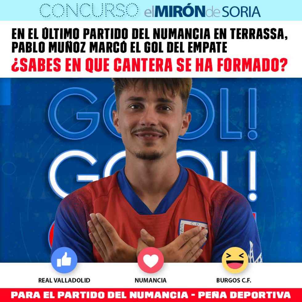 Gana dos entradas para ver el Numancia-Peña Deportiva Gana dos entradas para ver el Numancia-Peña Deportiva