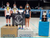 Cuatro medallas de Valonsadero Bádminton en Oviedo