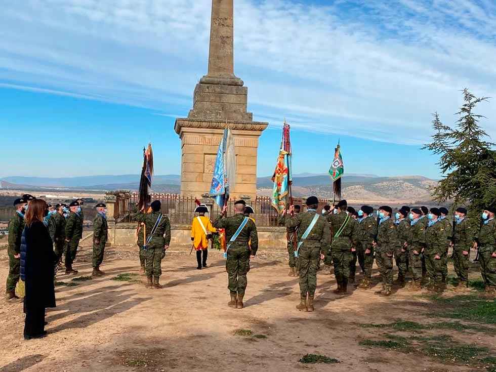 Homenaje de "los jinetes" a héroes de Numancia Homenaje de "los jinetes" a héroes de Numancia