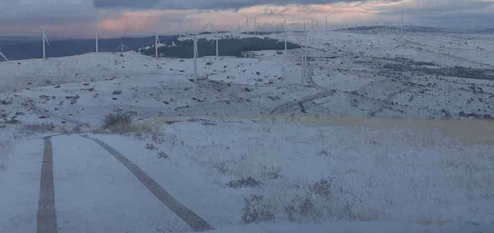 Primeras nevadas de otoño en Noviales Primeras nevadas de otoño en Noviales