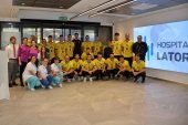 El BM Soria visita el Hospital Latorre