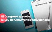 El Congreso aprueba la Ley de Convivencia Universitaria