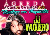 El monologuista JJ Vaquero, en Ágreda
