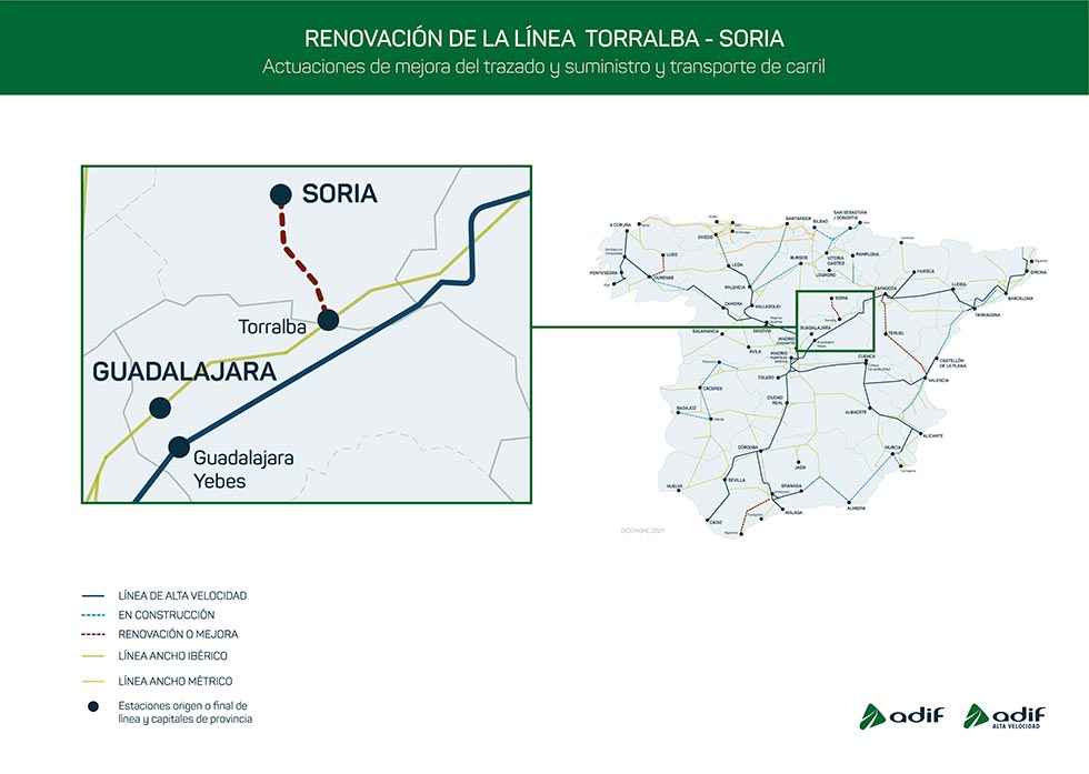Licitada mejora de infraestructura Soria-Torralba