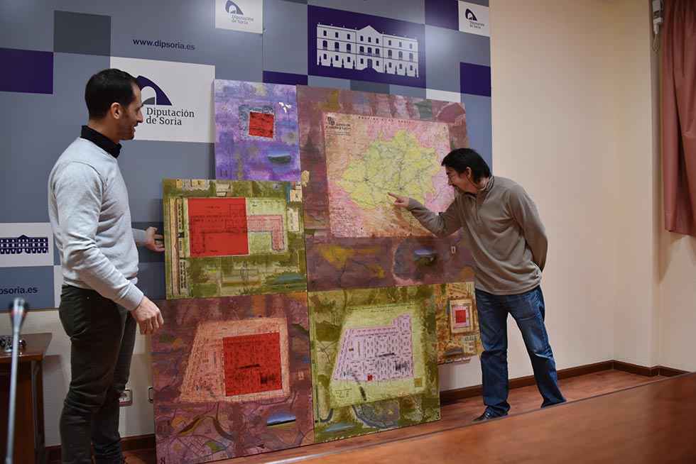 Diputación presenta la obra Políptico Densidad de población Diputación presenta la obra Políptico Densidad de población