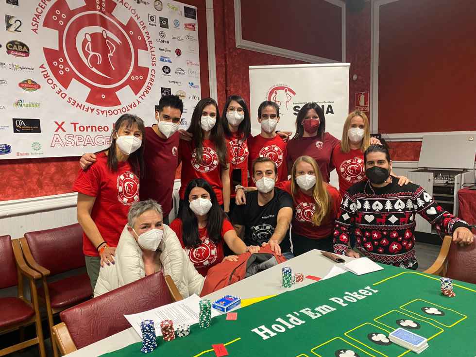 Ganadores del X Torneo de Póker solidario