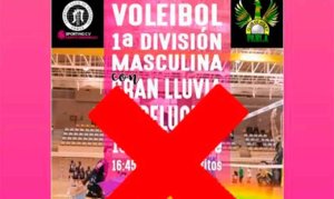 El Covid suspende dos partidos de voleibol y baloncesto