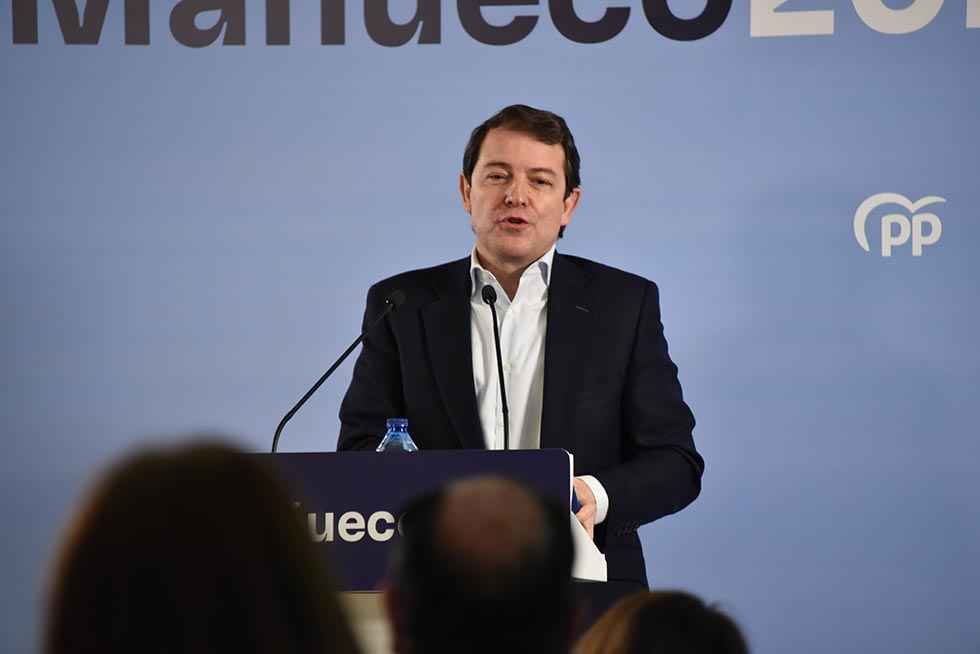 Mañueco: "Soria le importa cero a Sánchez" Mañueco: "Soria le importa cero a Sánchez"