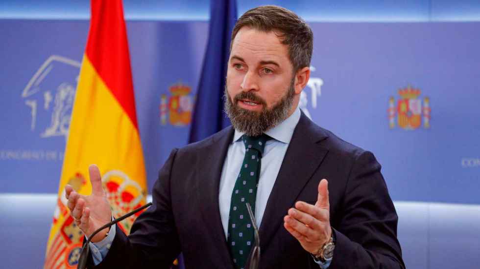 Abascal, en campaña en Soria Abascal, en campaña en Soria