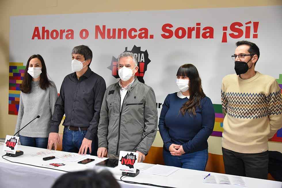 Soria ¡Ya! presenta su programa electoral Soria ¡Ya! presenta su programa electoral