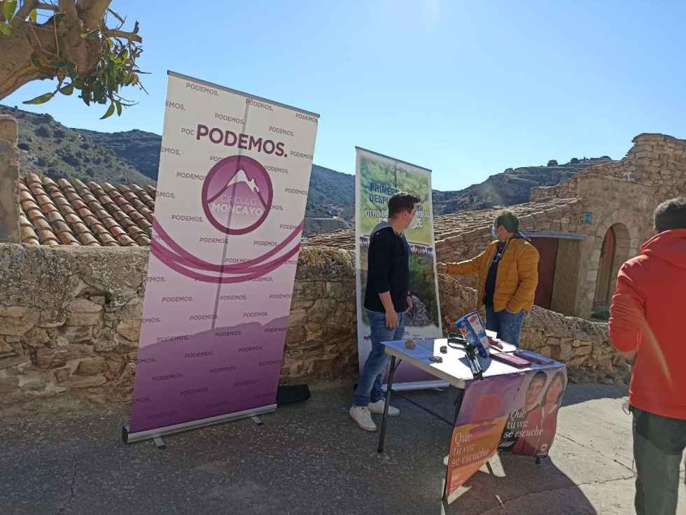 Unidas Podemos defiende el "tesoro" del Moncayo