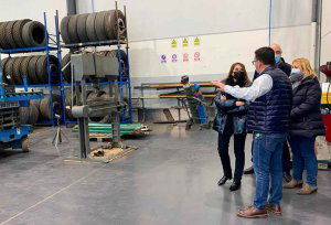 Lucas visita instalaciones de Logística y Transportes