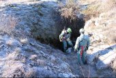 Encuentran restos humanos en Sima de Arbujuelo