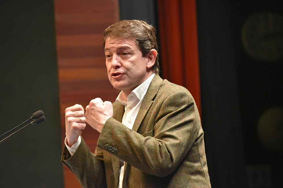 Acto electoral de Fernández Mañueco (PP) en Soria