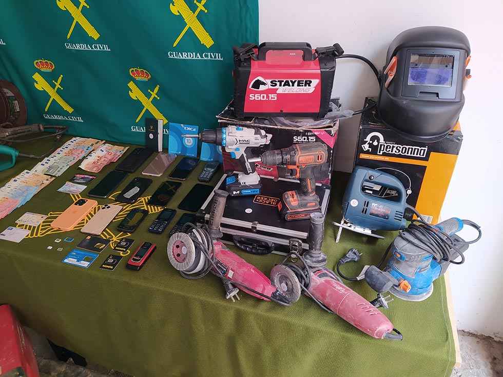Detenida red que robaba cobre y herramientas Detenida red que robaba cobre y herramientas