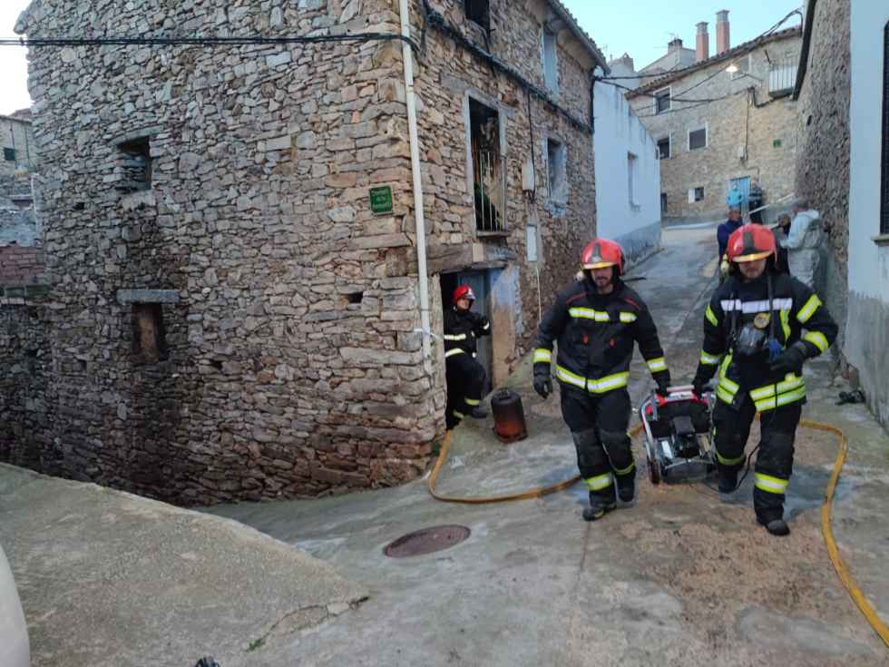 Fallecido en incendio en San Felices