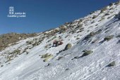 Rescatado montañero herido en Segovia