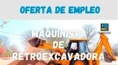 Oferta laboral: maquinista de retroexcavadora