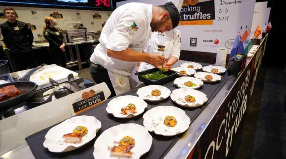 Los platos de Cocinando con Trufa, en la mesa Los platos de Cocinando con Trufa, en la mesa