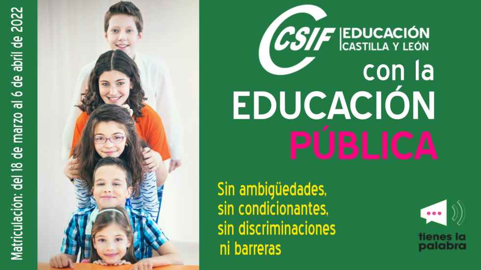 CSIF pide medidas para escolarización en centros públicos CSIF pide medidas para escolarización en centros públicos