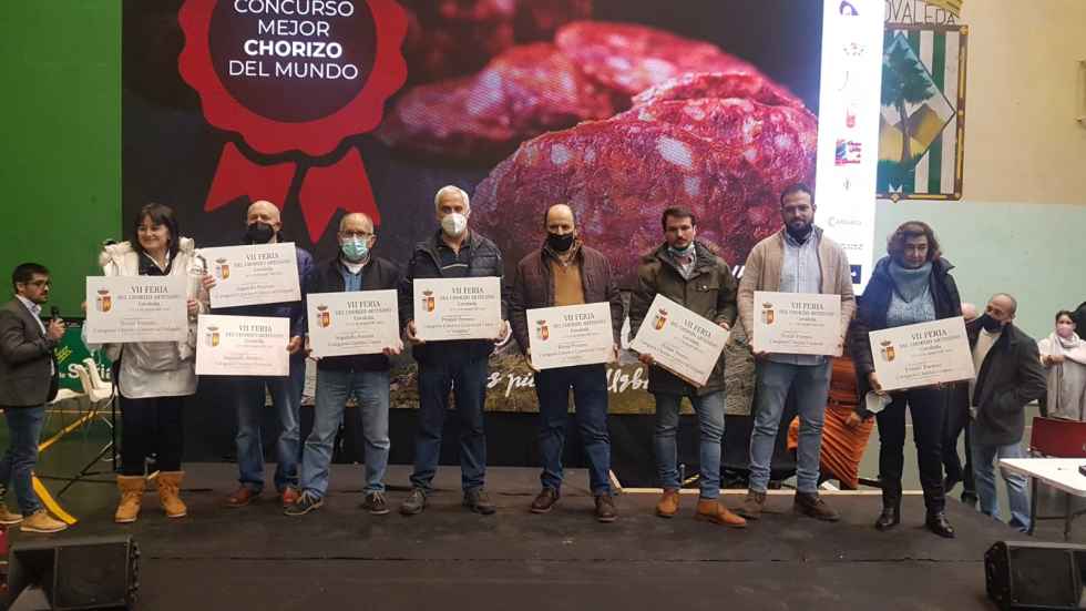 Ganadores del VII concurso "El Mejor Chorizo del Mundo"