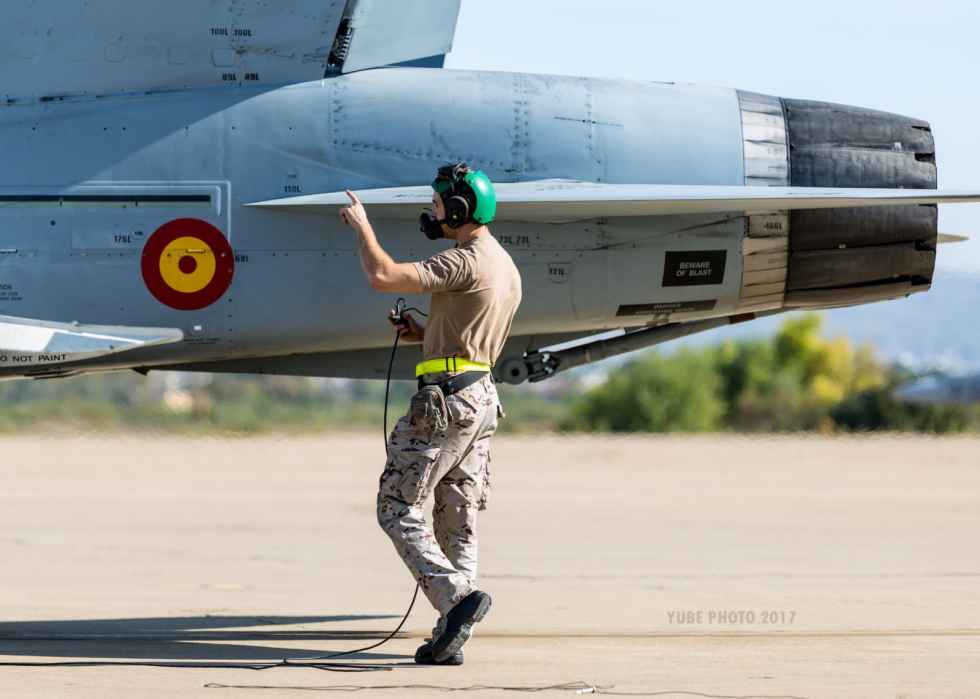 Ejercicio del Ejército del Aire en San Esteban de Gormaz