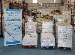 Envio de cinco toneladas de comida para Ucrania 