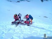 Rescatado montañero herido en Palencia