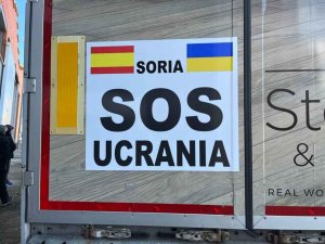 Trailer humanitario desde Soria hacia Ucrania