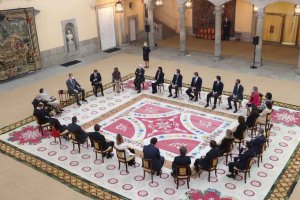 Felipe VI recibe al Comité del Observatorio del Hispanismo