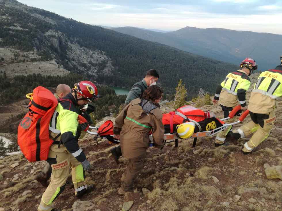 Rescatado hombre herido en Laguna Negra