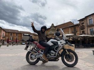 El Nómada de la moto recorre la provincia