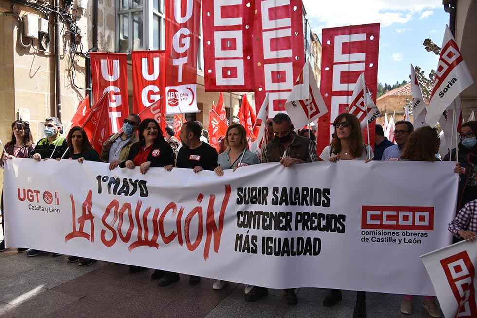 Soria: manifestación del Primero de Mayo - fotos