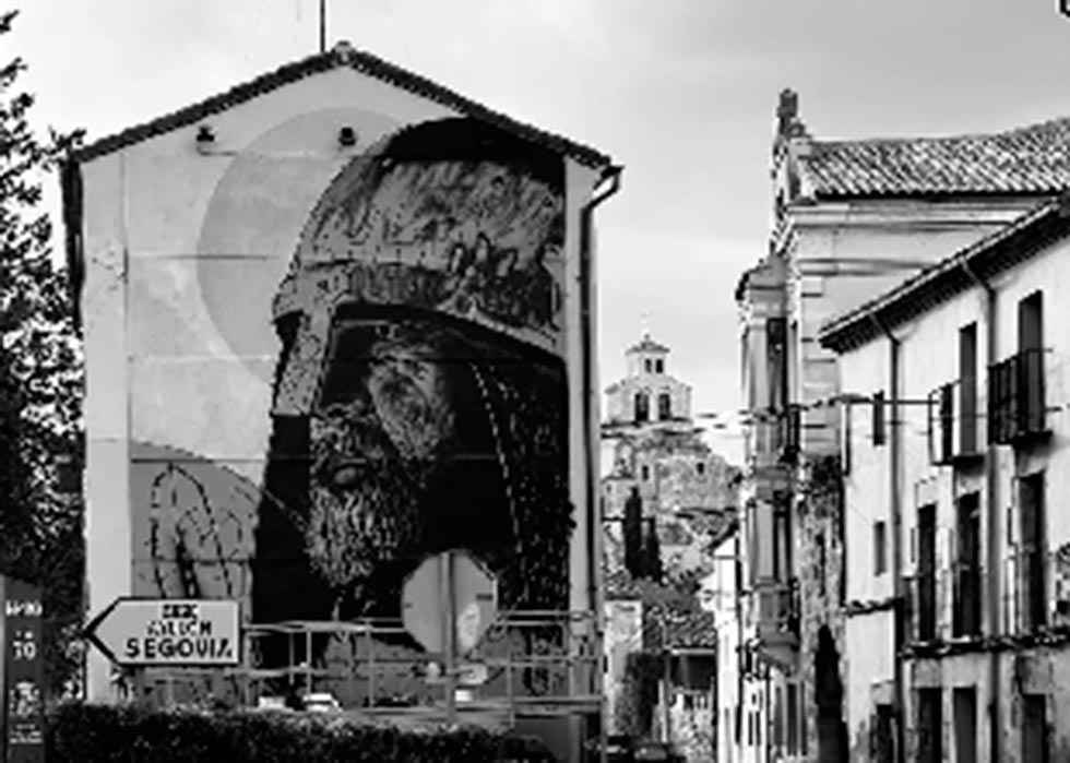 Mural cidiano en San Esteban de Gormaz