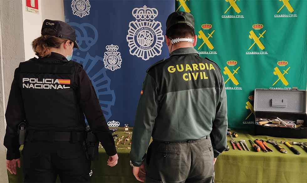 Cinco detenidos en Soria por robar con fuerza en viviendas