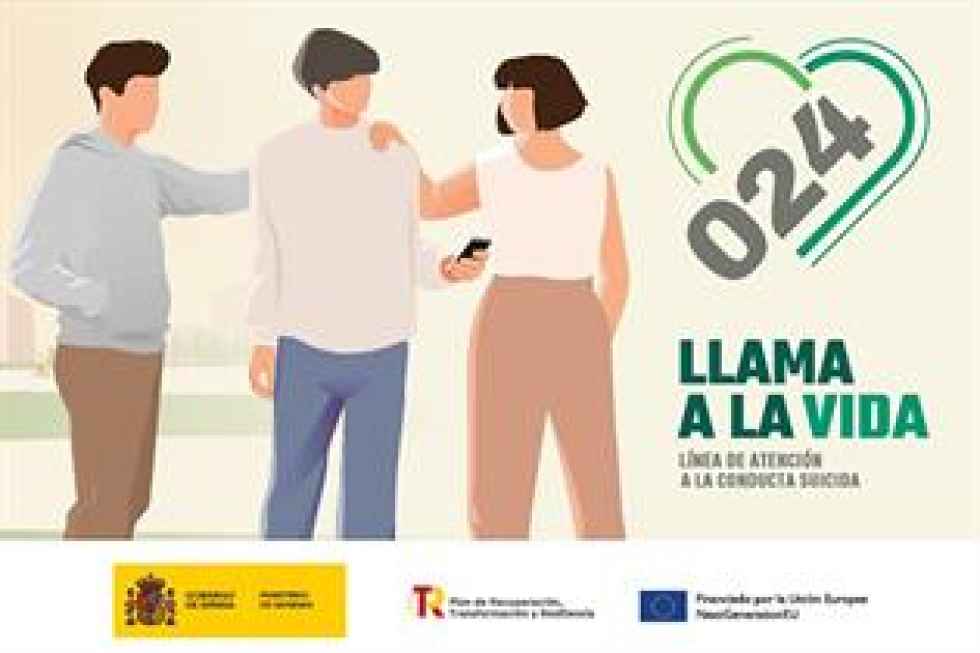"Llama a la vida", la línea 024 de atención a la conducta suicida