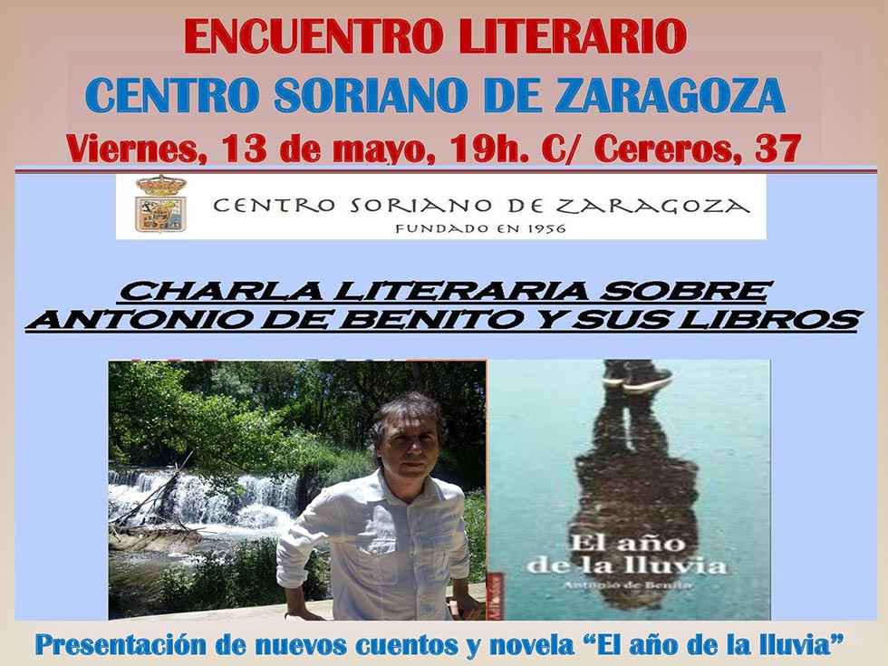 Encuentro literario en el Centro Soriano de Zaragoza