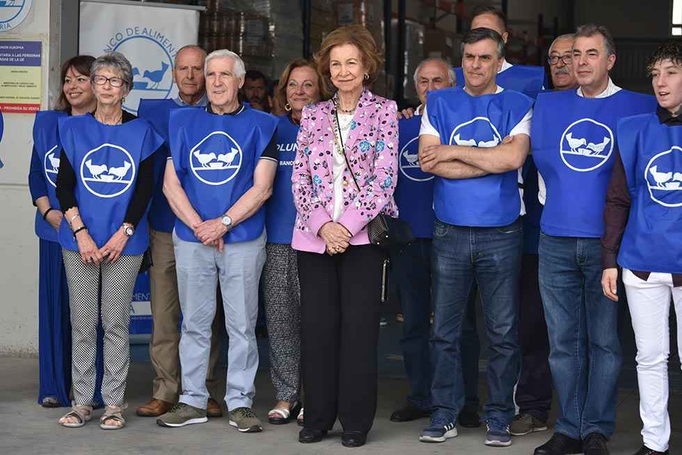 Doña Sofia visita Banco de Alimentos de Soria - fotos