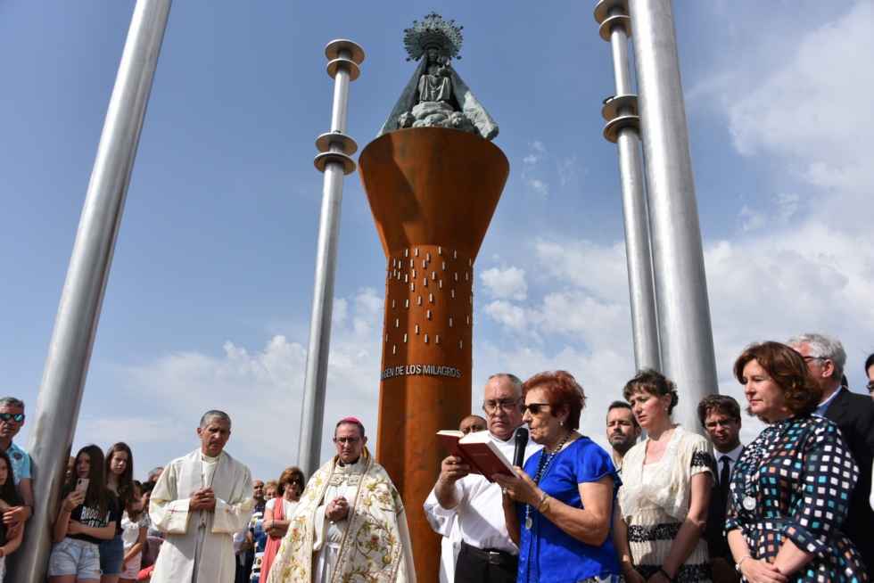 Ágreda bendice el monumento a Virgen - fotos