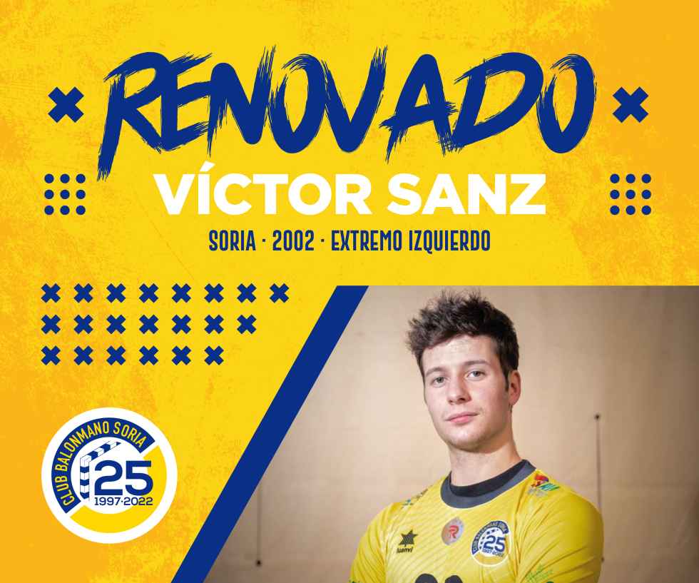 Victor Sanz renueva con Balonmano Soria