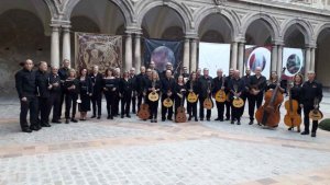 Una treintena de músicos, en Palacio Ducal