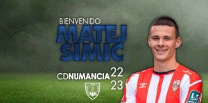 El defensa croata Matej Simic, quinto fichaje numantino