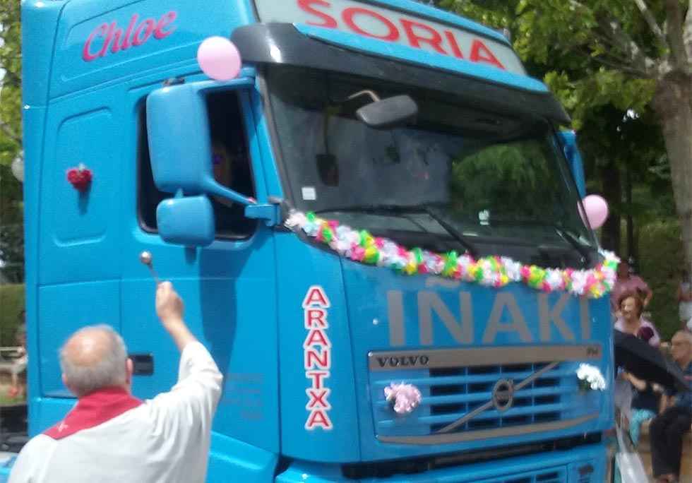 Los transportistas vuelven a celebrar San Cristóbal