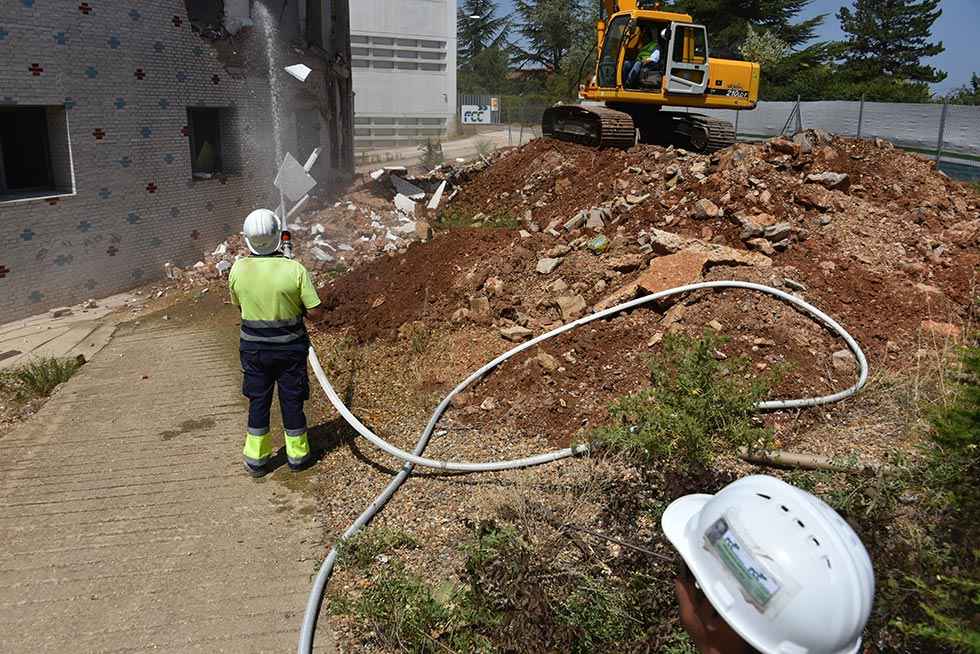 Nueva fase en obras del hospital Santa Bárbara - fotos